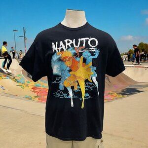 Naruto Shippuden Graphic T Anime XL Conventions Festivals‎ Skater Manga Casual
